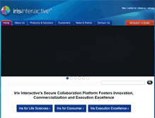 Tablet Screenshot of irisinteractive.com